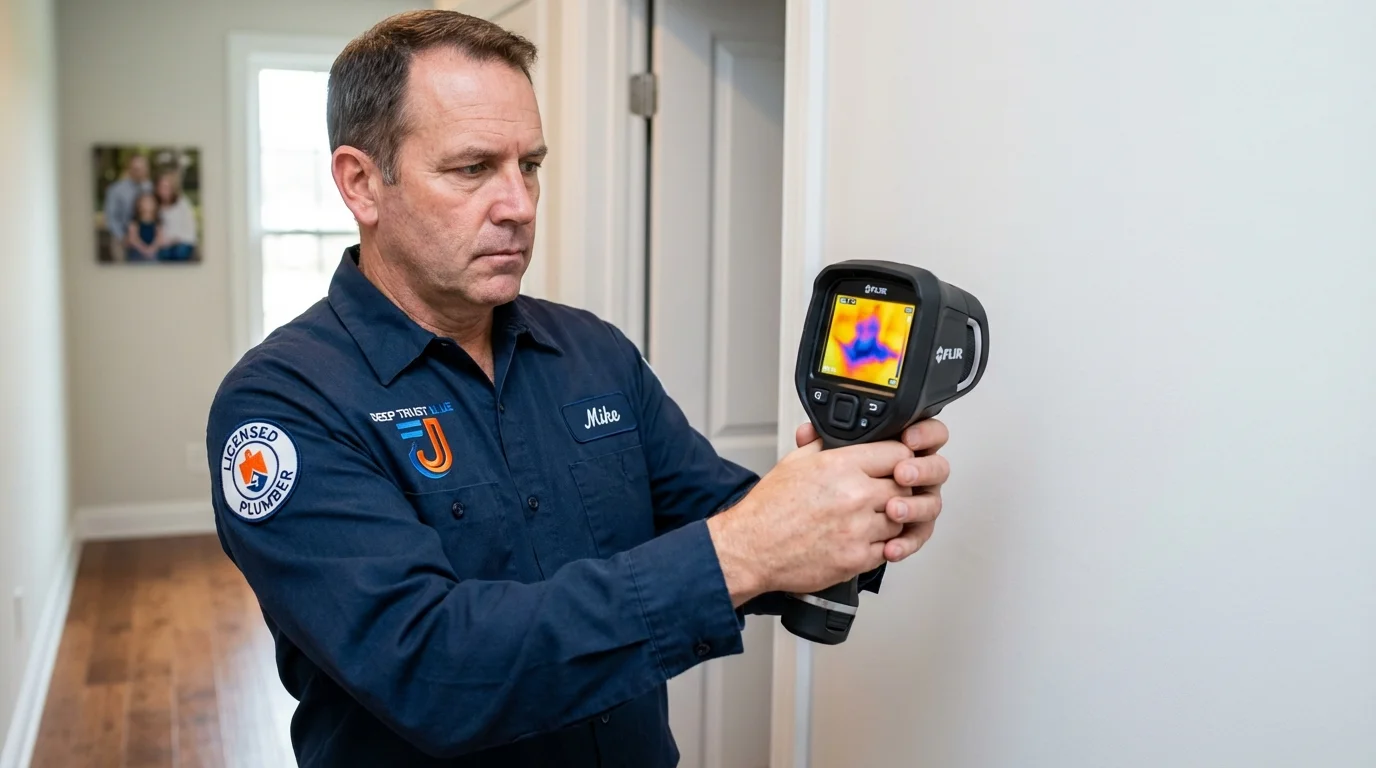 Thermal imaging leak detection by Johns Plumbing LLC in Kalispell
